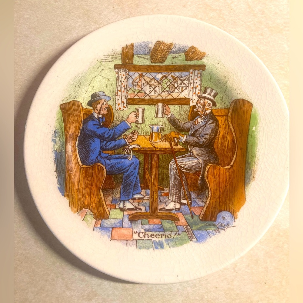 Set of 4 Vtg. Fondeville Ambassador Ware England plates